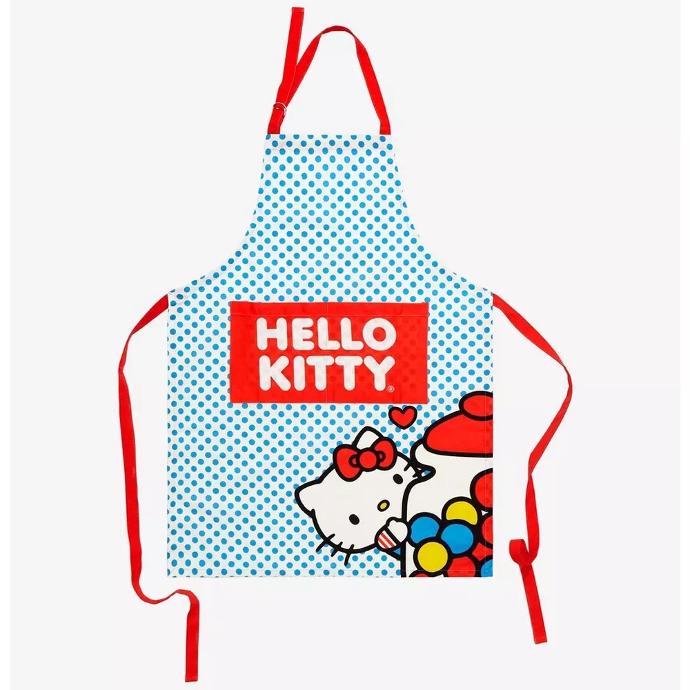 Hello Kitty Gumball Polkadot Apron (NWT)